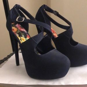 Navy Blue Heels